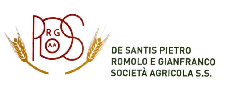 Logo societ&agrave; agricola con spighe di grano.
